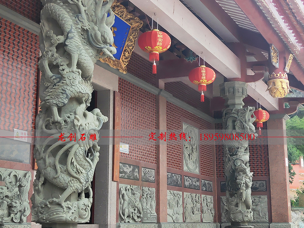 購(gòu)買石雕龍柱,定做石雕龍柱